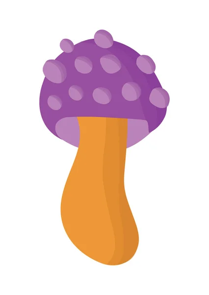 Cute Cartoon Simple Mushroom — Stock Vector