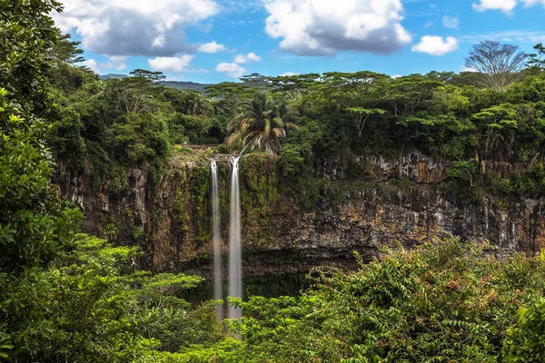 Chamarel waterfall, island of Mauritius