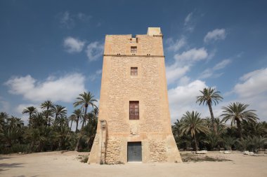 Tower Vaillo in Elche, Spain clipart