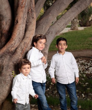 Elche bir parkta kardeşler