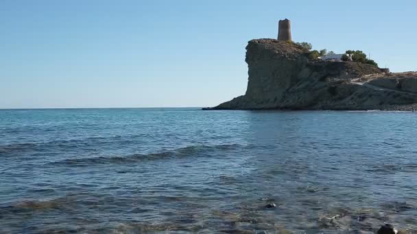 Cala el Charco en Villajoyosa — Vídeos de Stock