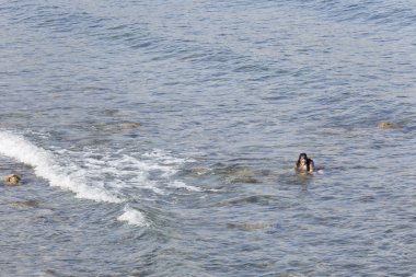 Akdeniz'de genç dalış