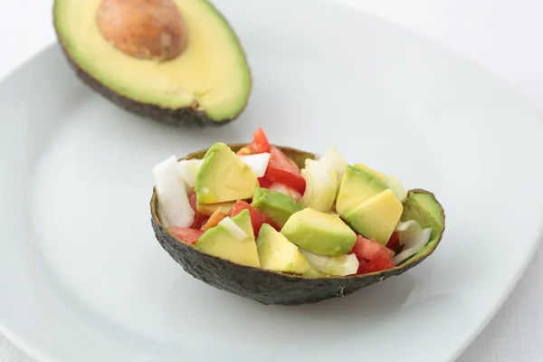 Mixed salad cut into small pieces — Stock Photo, Image