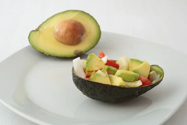 Mixed salad cut into small pieces — Stock Photo, Image