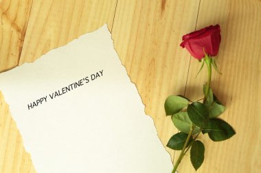 Gül yazılı tebrik