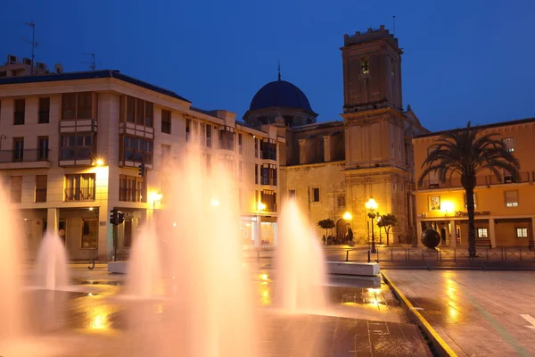 Piazza del Congresso Eucaristico a Elche, Spagna — Foto Stock