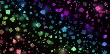 Mavi soyut poker bulanık desen.