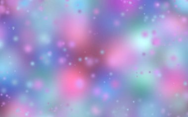 Arkaplan olarak bulanık mavi ve pembe desen.