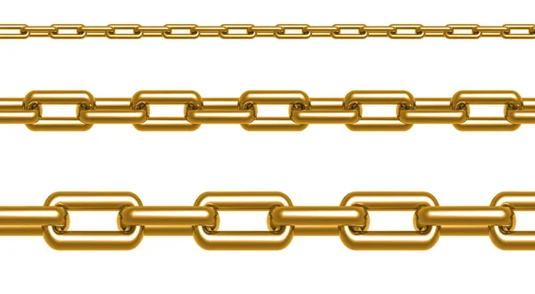 Illustration Metal Chain Isolated White Background — Stock Photo, Image