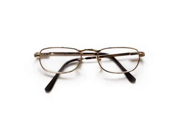 Beyaz Arkaplanda Izole Edilmiş Okuma Gözlükleri - Stok İmaj