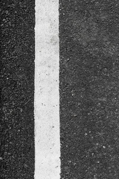 Asfalt yol doku beyaz çizgi ile