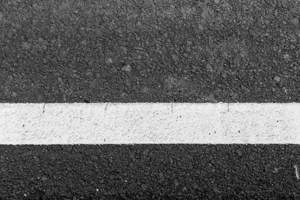 아스팔트도로 질감 흰색 라인을 — 스톡 사진