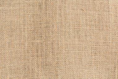 Doğal çuval doku kahverengi kanvas kumaş tasarım