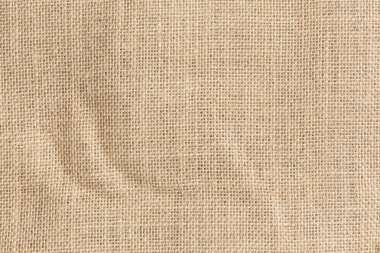 Doğal çuval doku kahverengi kanvas kumaş tasarım