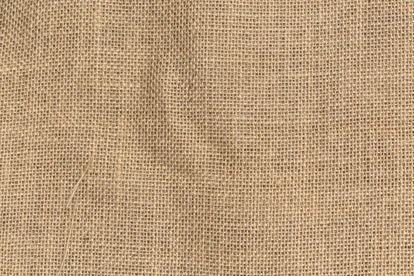 Doğal çuval doku kahverengi kanvas kumaş tasarım — Stok fotoğraf