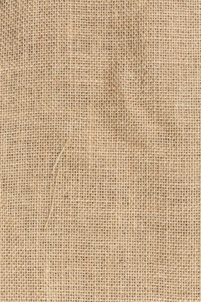 Sack textured brown canvas fabric as background — Stock Photo, Image