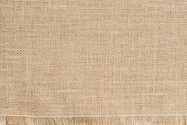 Tessuto di tela marrone con texture a sacco naturale — Foto Stock
