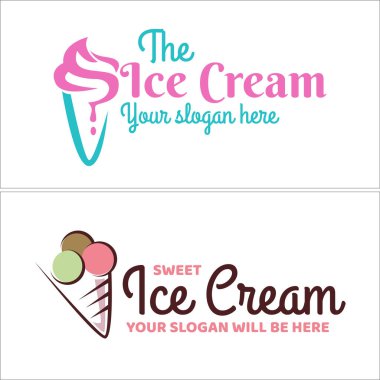 Dondurma külahı tasarla. Lezzetli erir. 