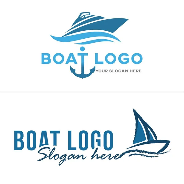 Projekt logo łodzi podwodnej — Wektor stockowy