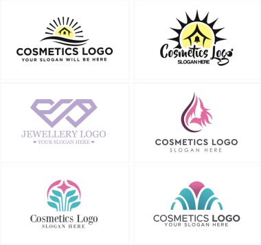 Kozmetik güzellik spa kadın logosu tasarımı