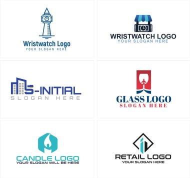 Perakende satış alımları simge logo tasarımı