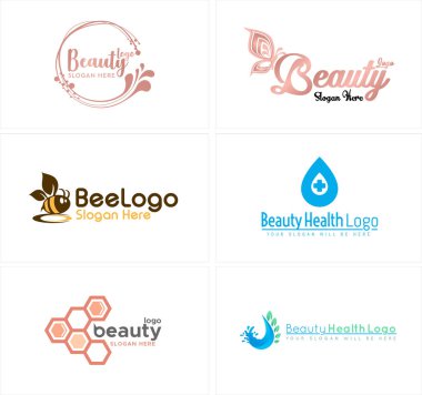 Güzellik ve sağlık logosu