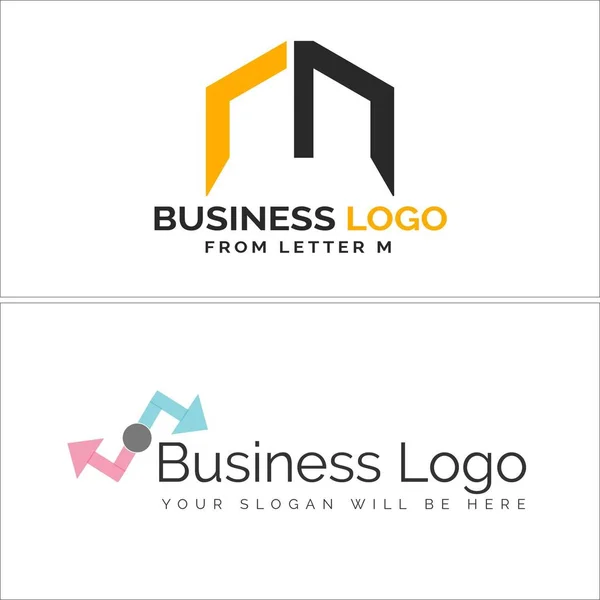 Design de logotipo financeiro empresarial —  Vetores de Stock