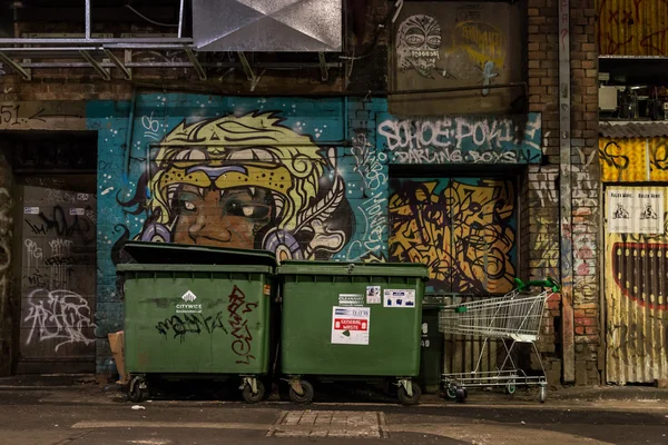 Melbourne Alleyway Graffiti — Stock Photo, Image