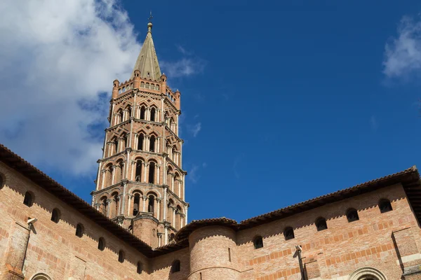 Basílica de Saint-Sernin em Toulouse, França — Fotografia de Stock