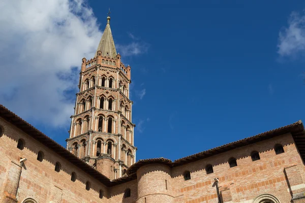 Bazyliki Saint-Sernin w Toulouse, Francja — Zdjęcie stockowe