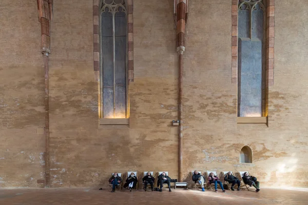 Enorme salão do convento Augustiano em Toulouse — Fotografia de Stock