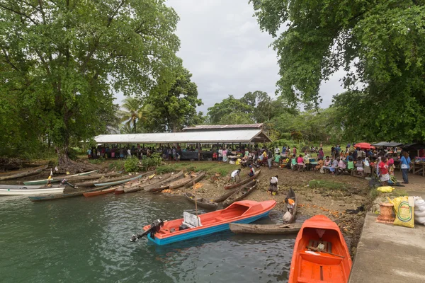 Isole Salomone Mercato locale — Foto Stock