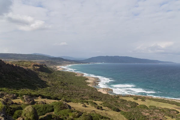 Paysage et littoral dans le parc national de Kenting, Sud de Taiwan — Photo