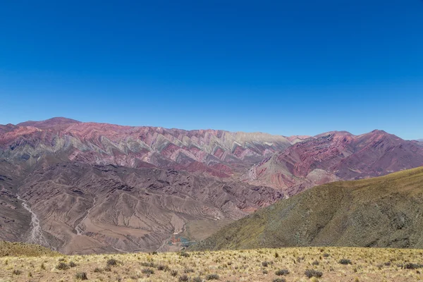Górskiego 14 kolorów, Quebrada de Humahuaca — Zdjęcie stockowe