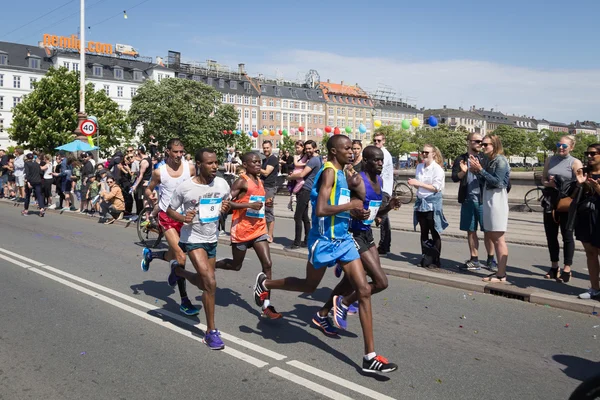 Maratona de Copenhague 2016 grupo líder — Fotografia de Stock