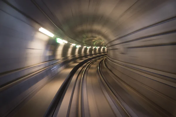 Copenhagen city metro tunnel Stock Photo
