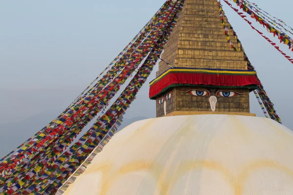 Boudhanath Stupa in Kathmandu, Nepal — Stockfoto