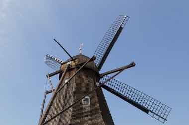 Tarihi Danimarka yel değirmeni Frilandsmuseet