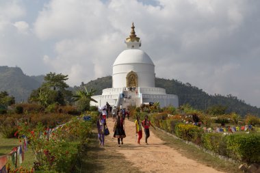 Dünya Barış Pagoda Pokhara, Nepal