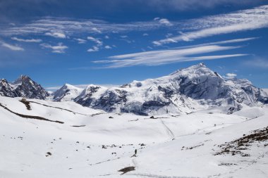Thorong-La geçidi iz, Nepal