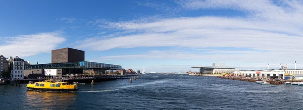 Köpenhamns hamn panoramautsikt — Stockfoto