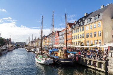 Kopenhag'da yaz zevk insanlar