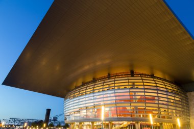 Kopenhag Opera Binası gece