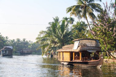 Allepey 'deki tekneler