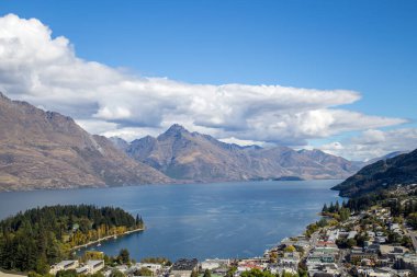 Queenstown Hill, Yeni Zelanda 'dan görüntü