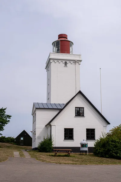 Leuchtturm von Nakkehoved in Nordseeland — Stockfoto