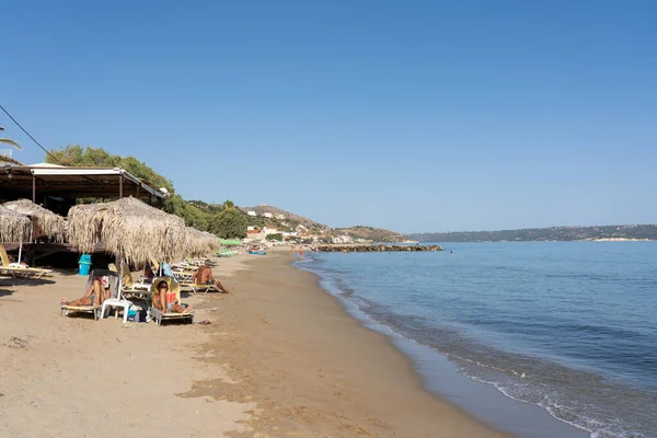 Stranden Kalives på Kreta, Grekland — Stockfoto