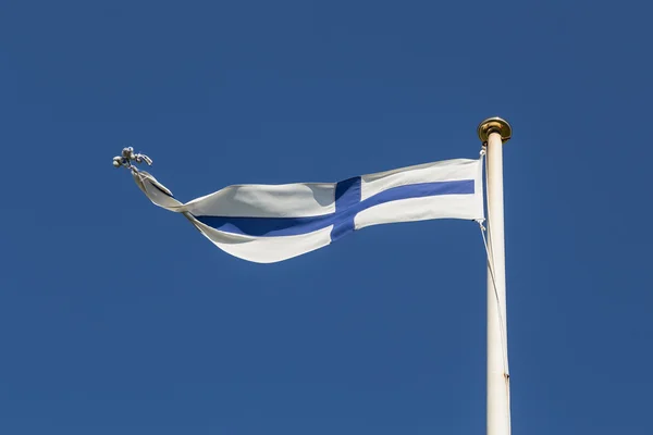 Bandera finlandesa — Foto de Stock