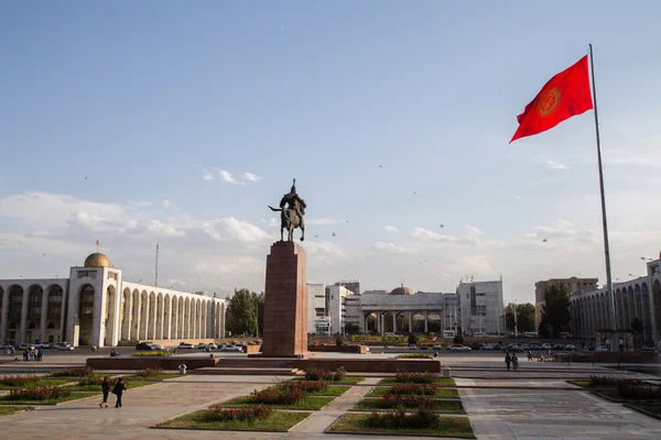 Ala-Too Square i Bishkek - Stock-foto