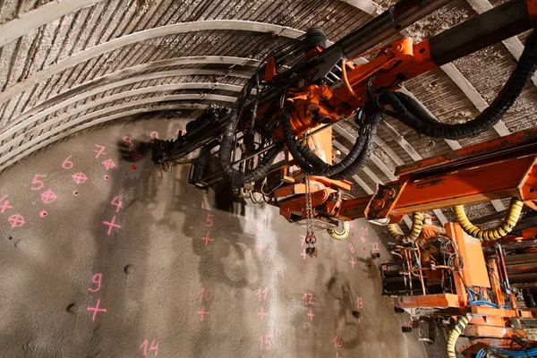 Tunnelrohrverpressung — Stockfoto